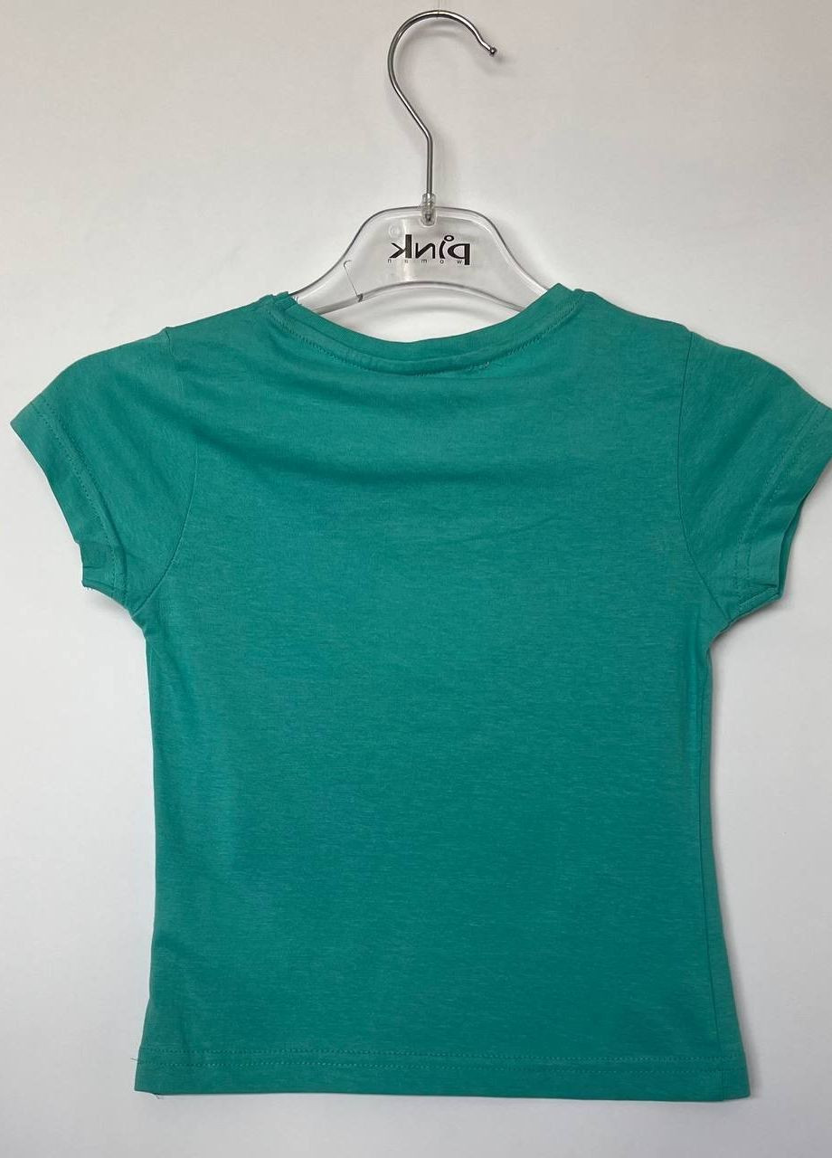 Зеленая летняя футболка жёлтый Sprider