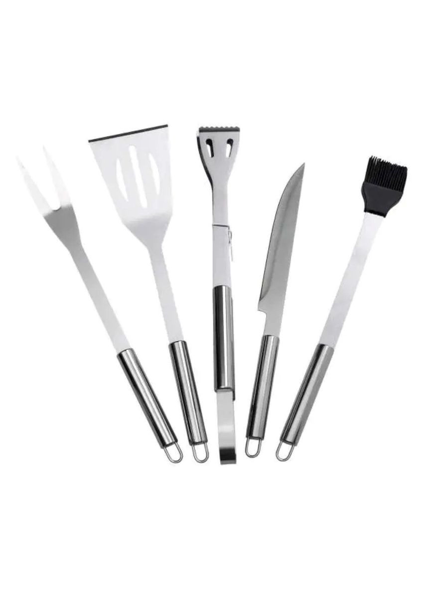 Набір аксесуарів для барбекю, мангала, гриля 5 предметів 40х10х5 см мангальне приладдя HP-20-72 LUGI (370439208)