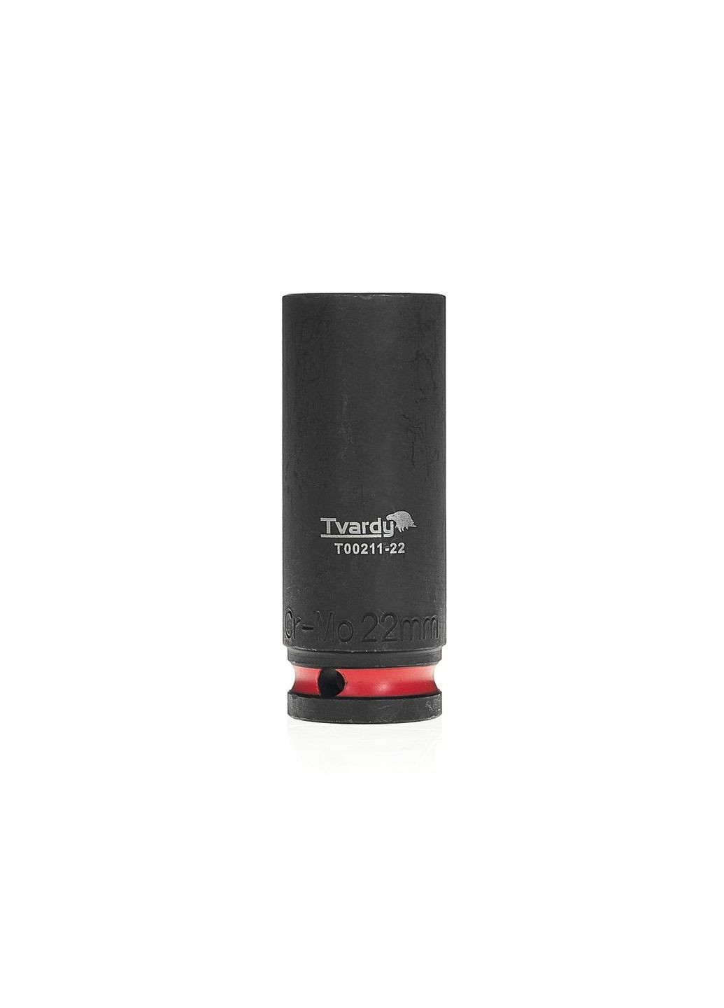 Головка ударна "Tvardy" з хром-молібденової сталі (Cr-Mo) 1/2" 6-гранна довга 22 мм Geko (351851763)