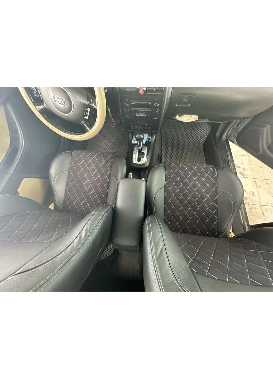 Авточохли AUDI (8L) 2000-2003 (Екошкіра+Замша) Чохли в салон EMC-ELEGANT EMC ELEGANT A3 (398178669)