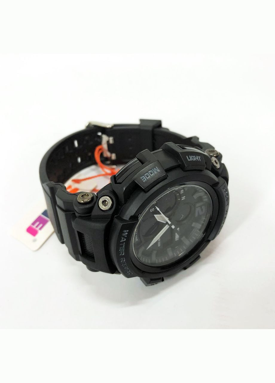 Годинник наручний чоловічий SKMEI 1343BK BLACK, годинник тактичний протиударний. Колір: чорний No Brand (359475184)