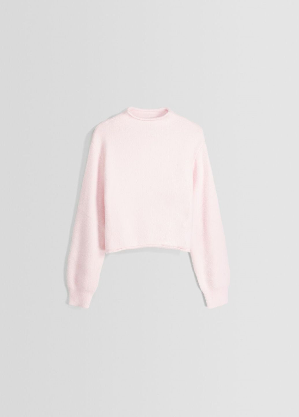 Розовый демисезонный свитер Bershka