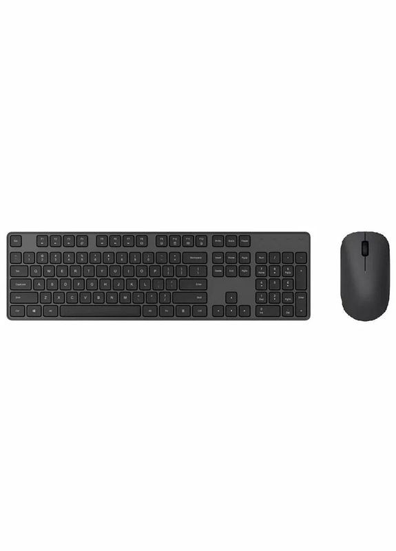 Комплект беспроводная клавиатура и мышь Mijia Wireless Keyboard and Mouse Set 2 Black (WXJS02YM) Xiaomi (284420253)