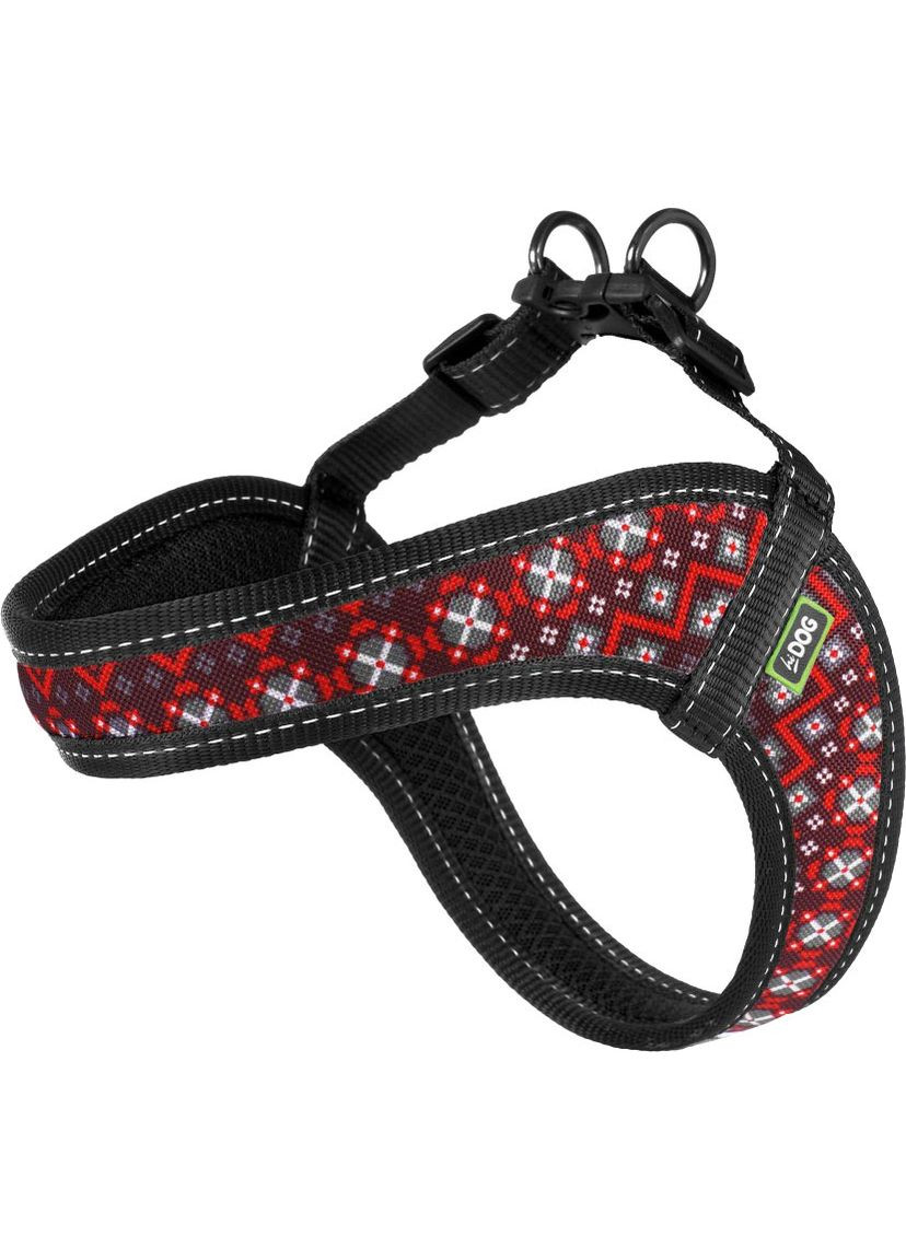 Шлея Comfort Вишиванка S обхват грудної клітки 36-42 см (2100103103016) Hi Dog (320761061)