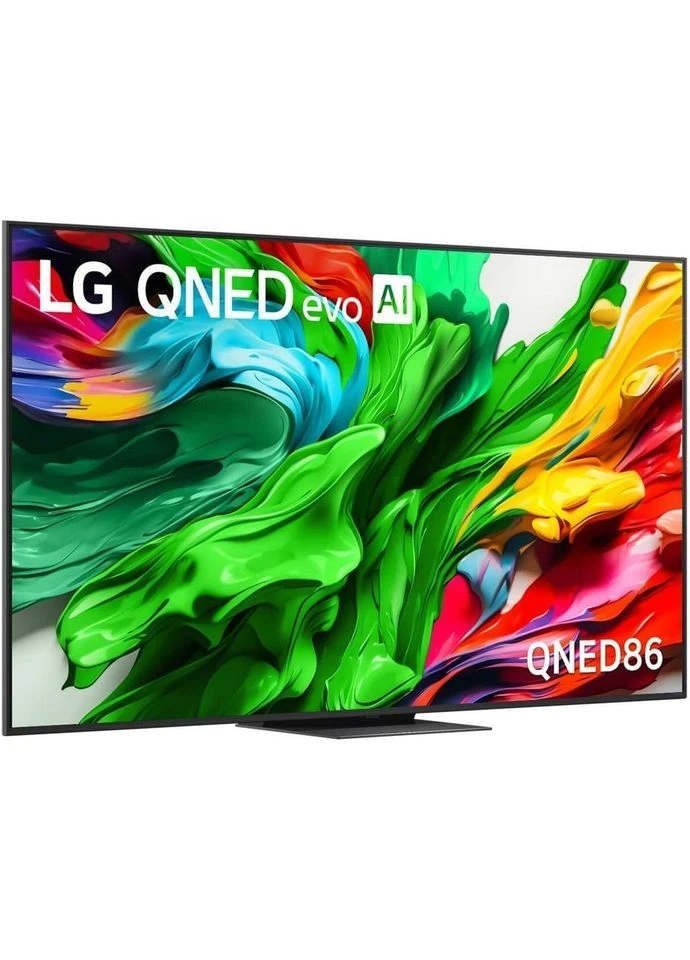 Телевізор evo AI QNED86 75" QNED Ultra HD 4K (75QNED86A6A) UA [141743] LG (400903482)