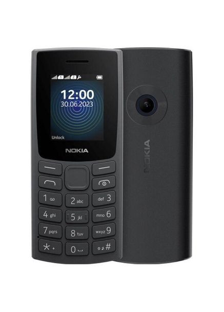 Телефон кнопковий 110 DS 2023 charcoal (TA1567) Nokia (293345358)