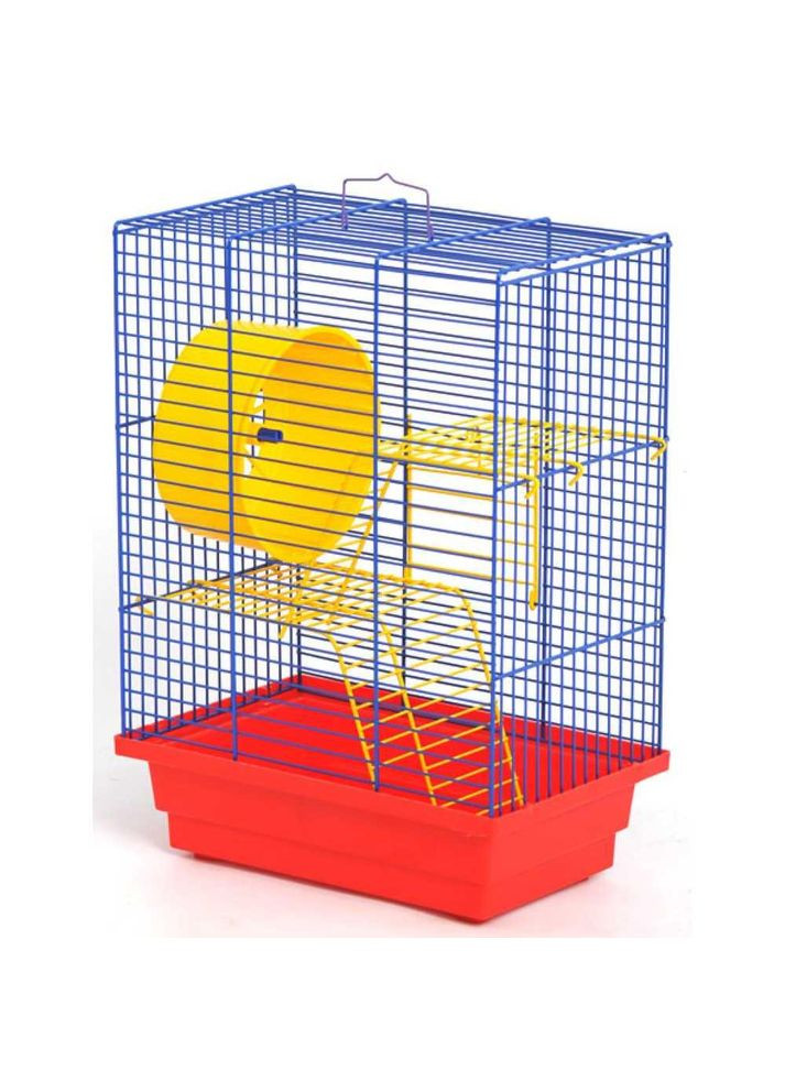 Клетка для грызунов "Дом" краска, цвет микс, 280*180*320 мм (*) Лорі (304424416)