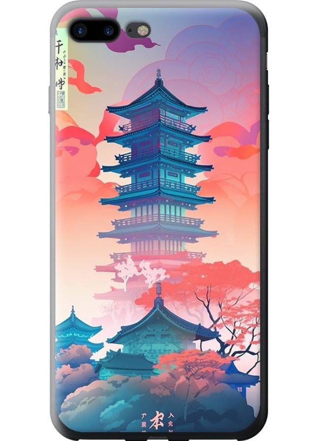 Силиконовый чехол 'Япония монастырь' для Endorphone apple iphone 8 plus (278236150)