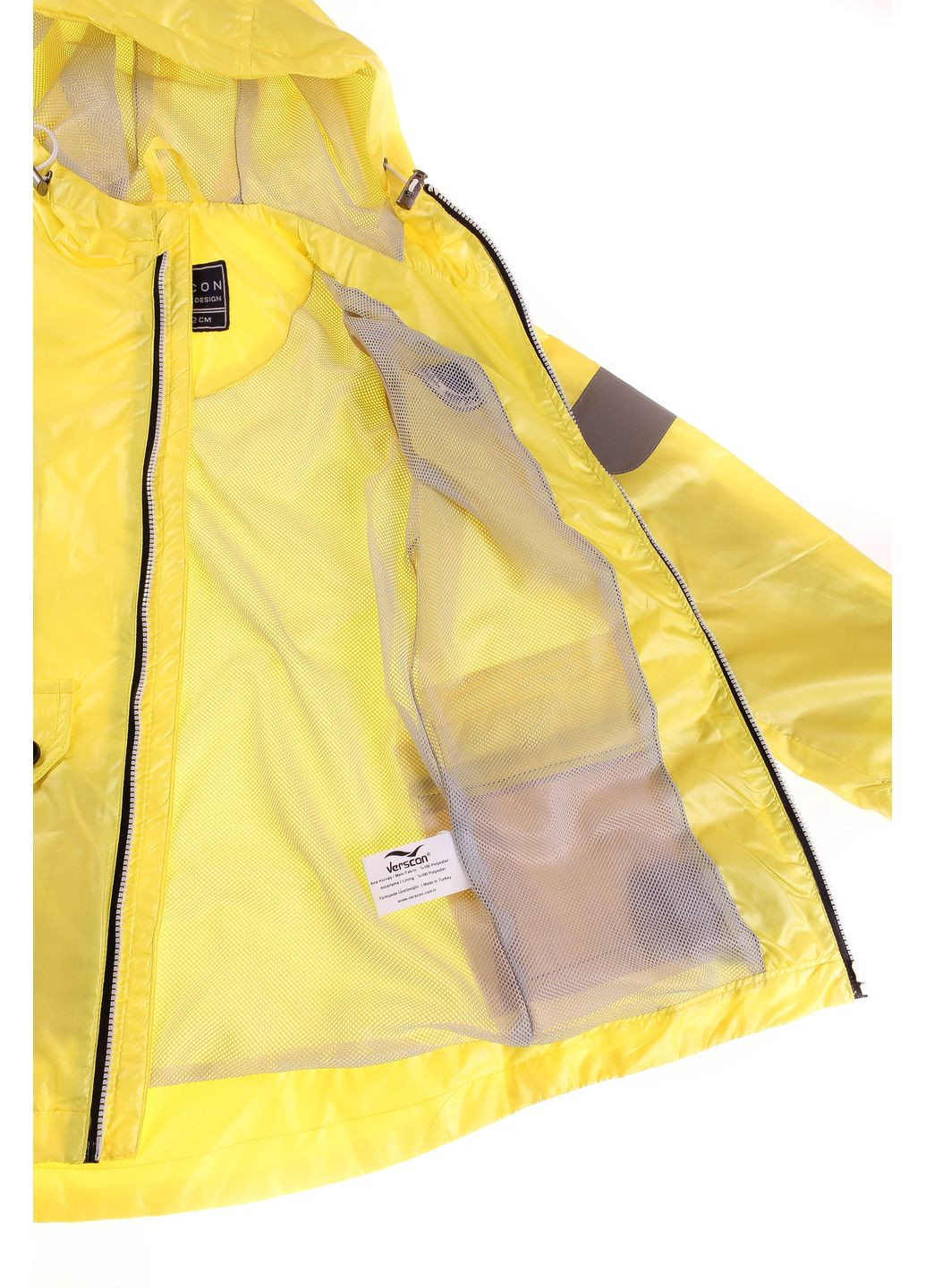 Желтая демисезонная ветровка Verscon