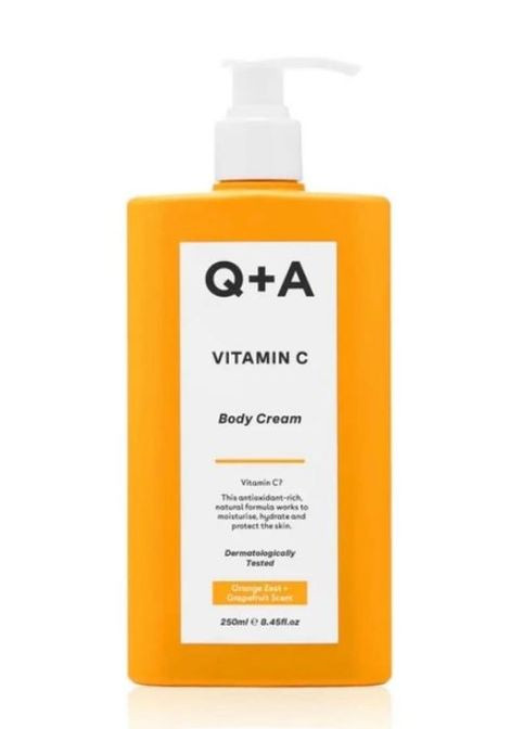 Q+A Крем для тіла з вітаміном C Vitamin C Body Cream 250 мл — Крем, Великобританія (365842170)