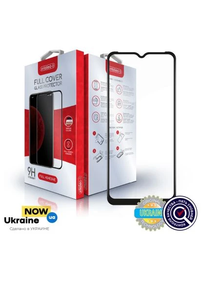 Стекло защитное (1283126518515) Intaleo Full Glue RealMe C21Y Black (366519498)