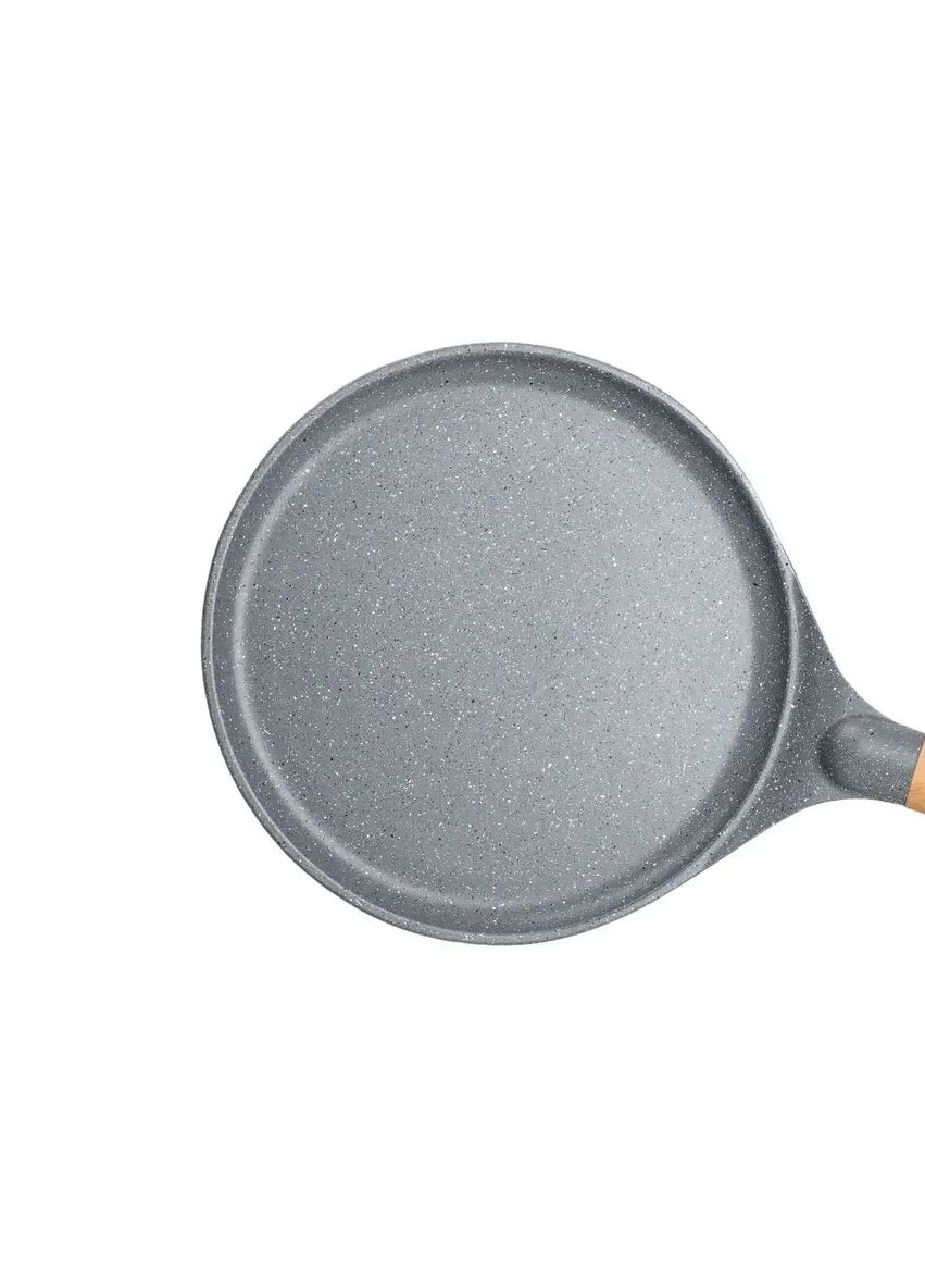 Сковорода для блинов с антипригарным мраморным покрытием 24 см, серый MGC (334000704)