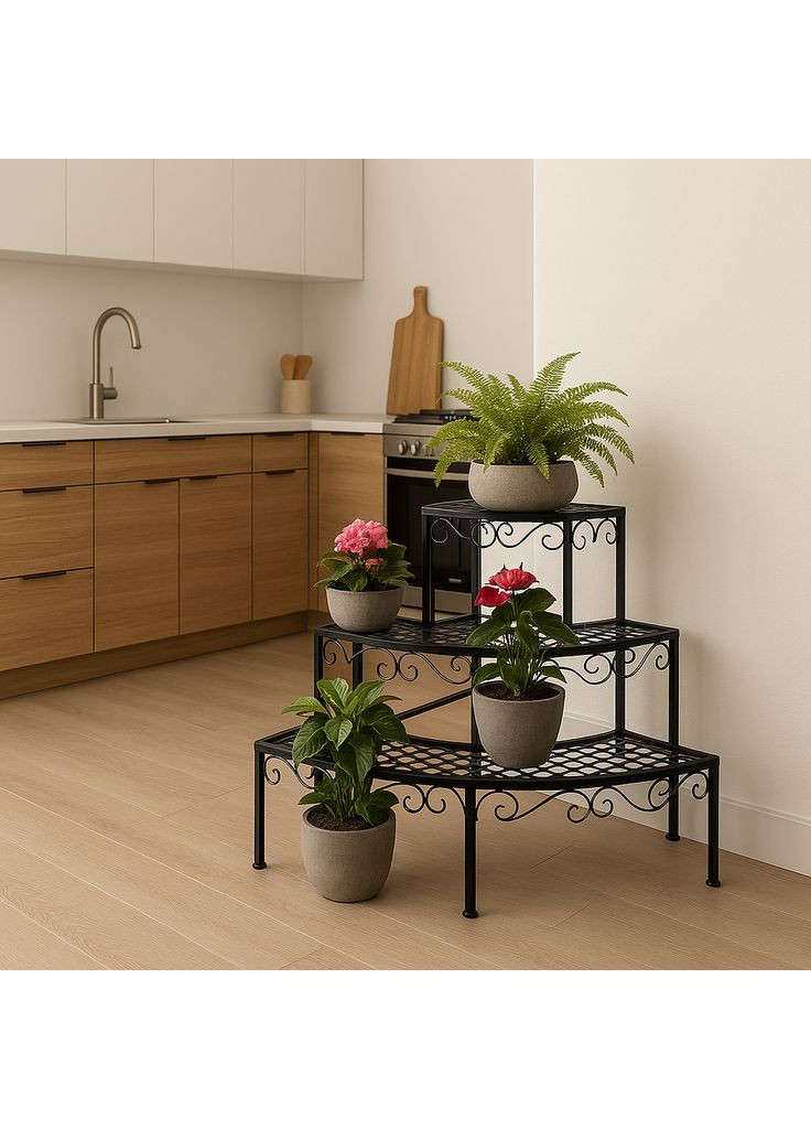 Угловая стойка Shelly подставка для вазонов Costway (361952359)