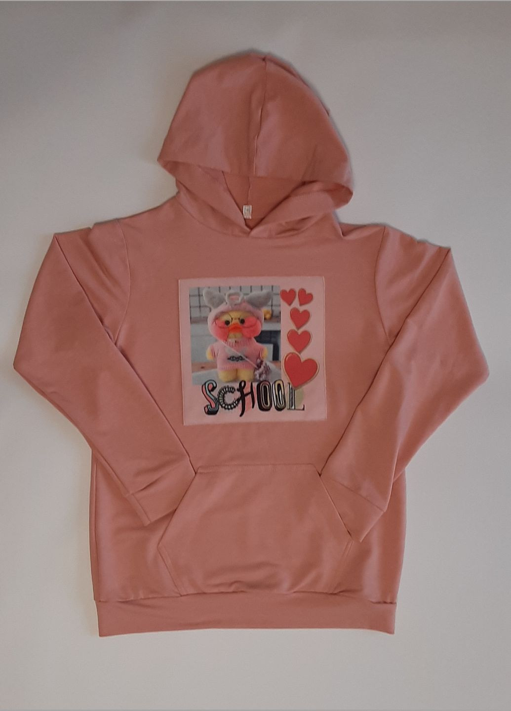 Худые для девушки пудрового цвета "Утка Лалафанфан" Рост 146-152 см Arisha (308989615)