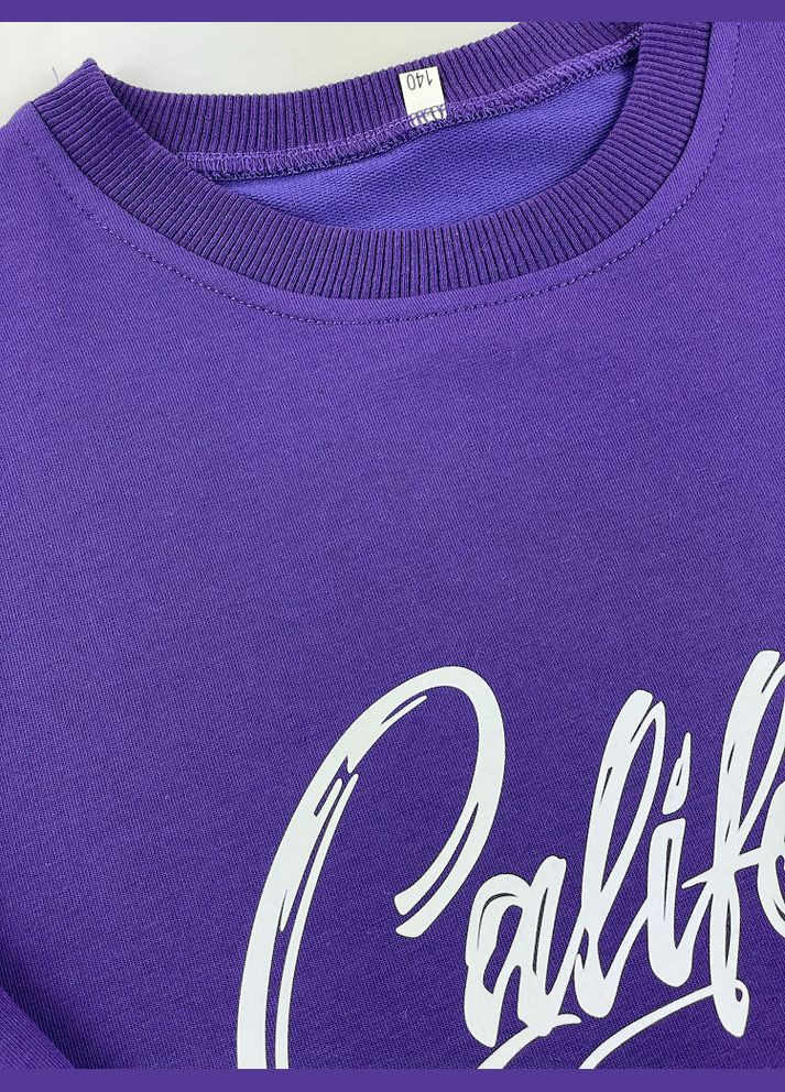 Фіолетовий демісезонний світшот для дівчинки No Brand