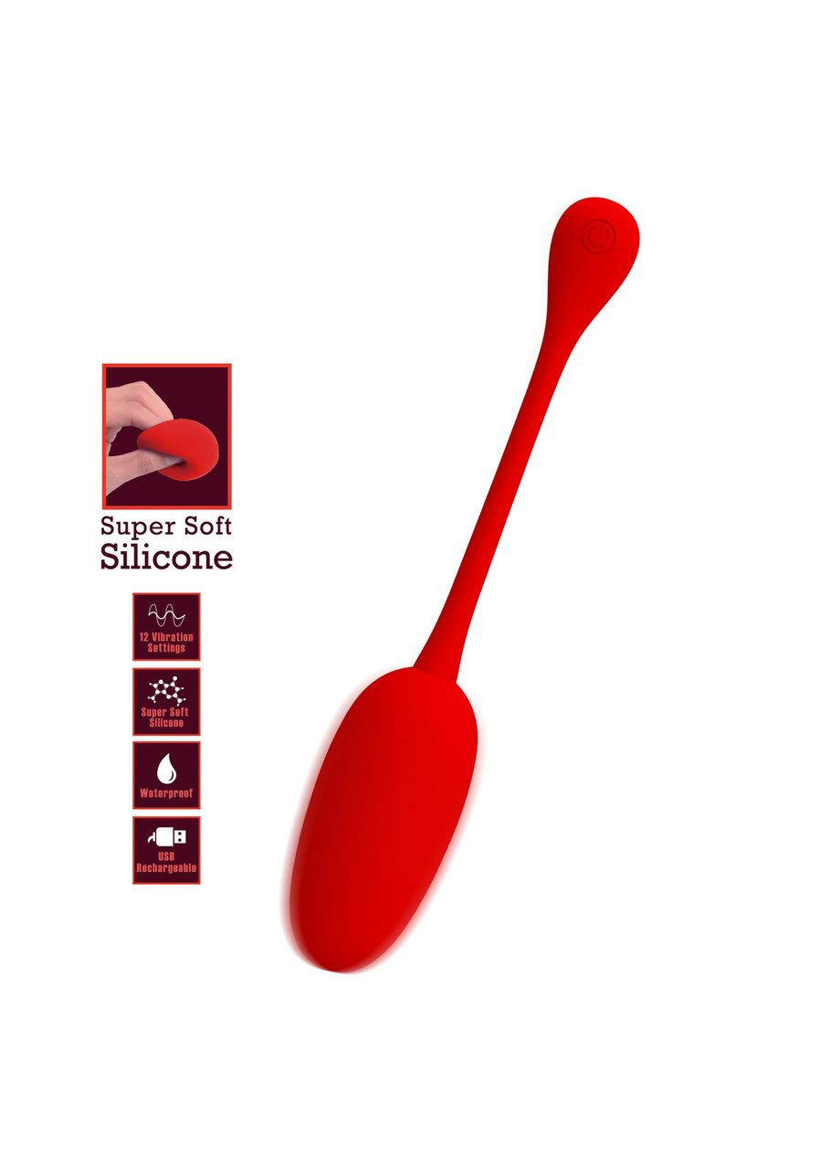 Віброяйце Pretty Love Knucker червоне No Brand (361071645)