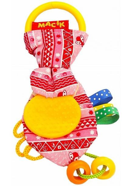 Забавка прорезыватель Ушки розовые Macik (365640846)