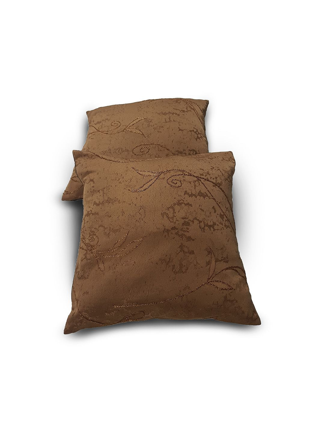 Комплект декоративних подушок 40х40см 2шт коричневі (п_0681) Firanka Plants (315040610)