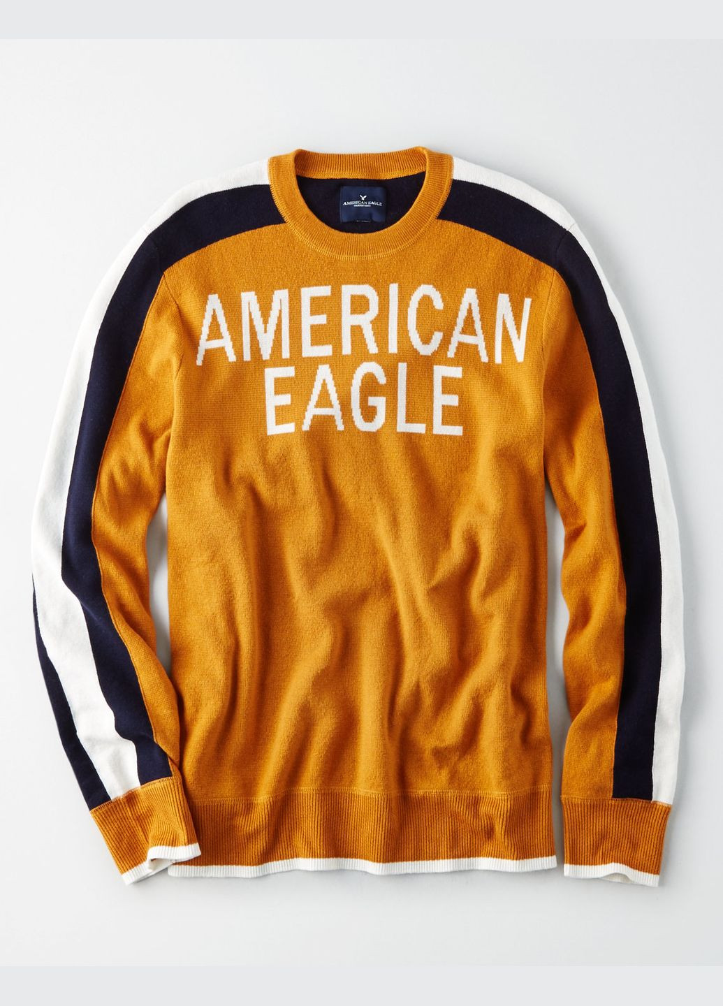 Помаранчевий демісезонний светр чоловічий - светр ae4567 American Eagle
