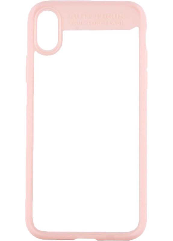 Чехол-накладка TPU+PU Clarity Series Case Apple iPhone X Pink Rock (301468127)