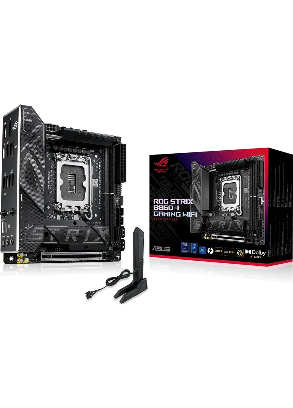 Материнская плата ROG Strix B860-I Gaming WIFI (90MB1JB0-M0EAY0) Asus (360425533)