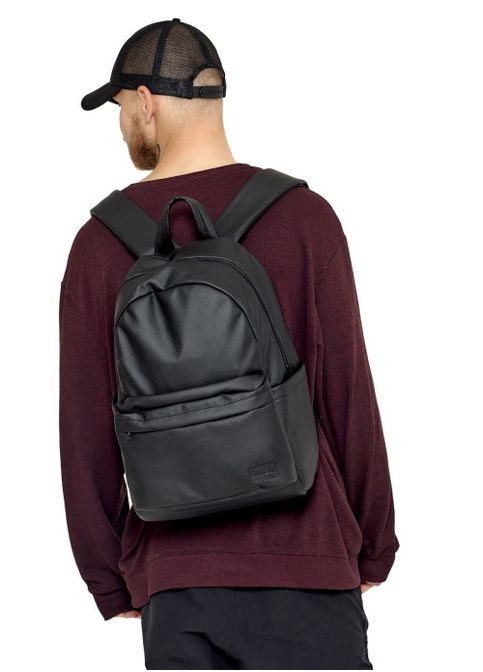 Рюкзак мужской из экокожи Zard LST Черный Sambag (301871797)