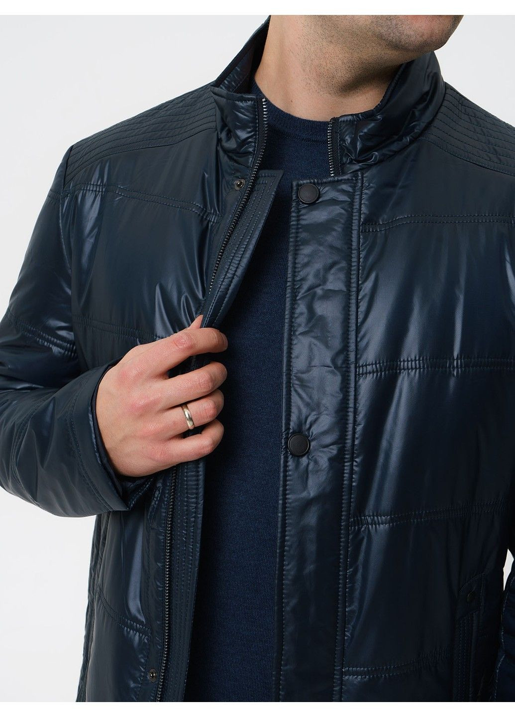 Синя демісезонна куртка 22 - 0488 East Elephant