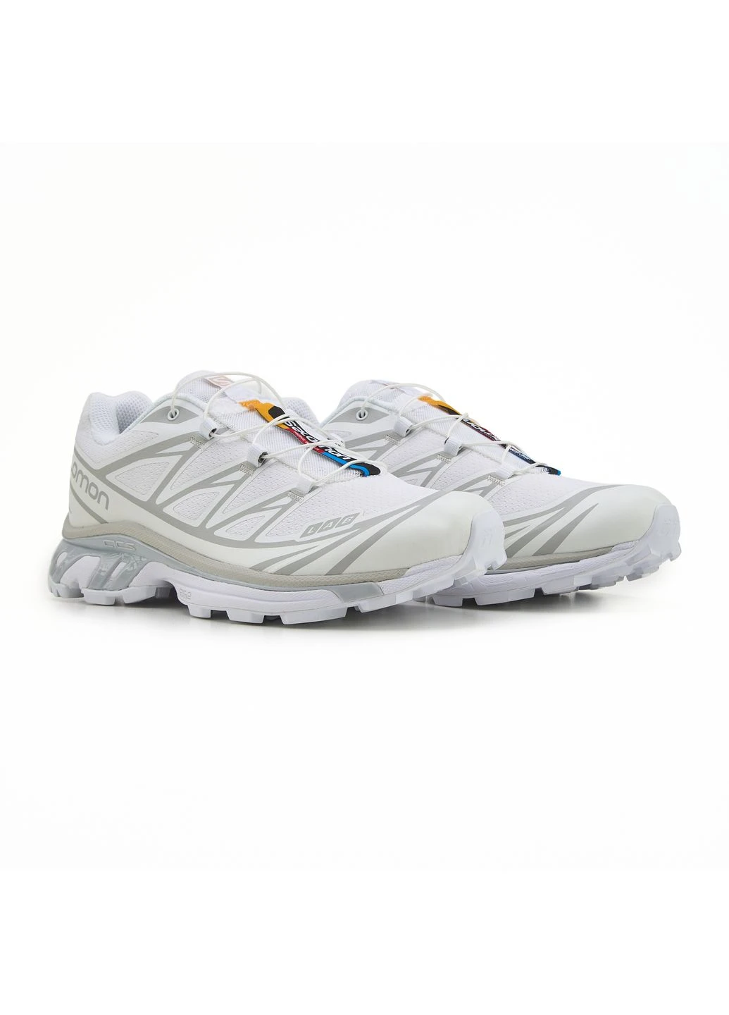 Білі кросівки чоловічі salomon s/lab xt-6 white silver саломон хт 6 білі демісезон No Brand