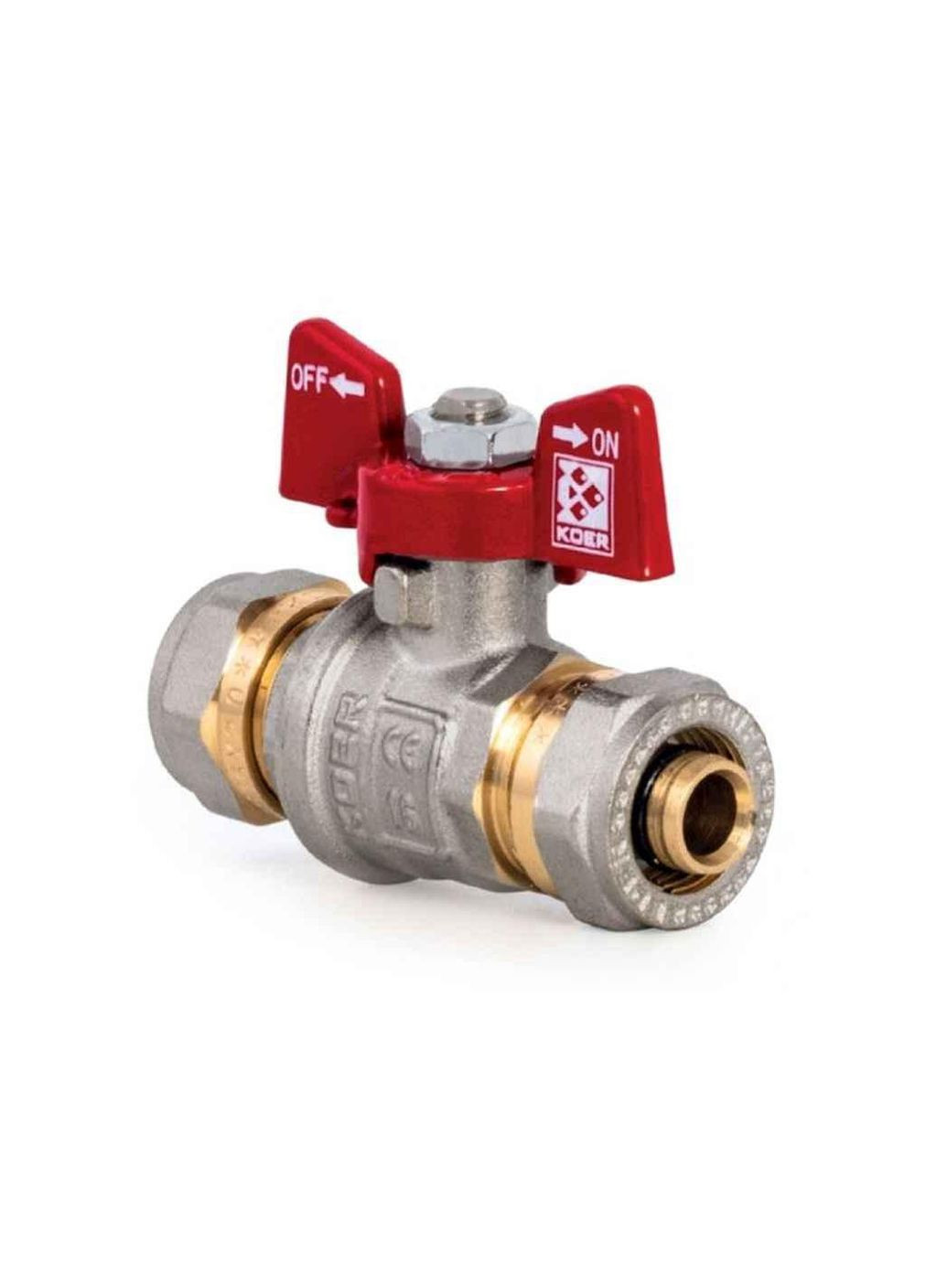 Кран кульовий LL1753 для МП 16x16 WING LL1753 ТМ KOER (305317388)