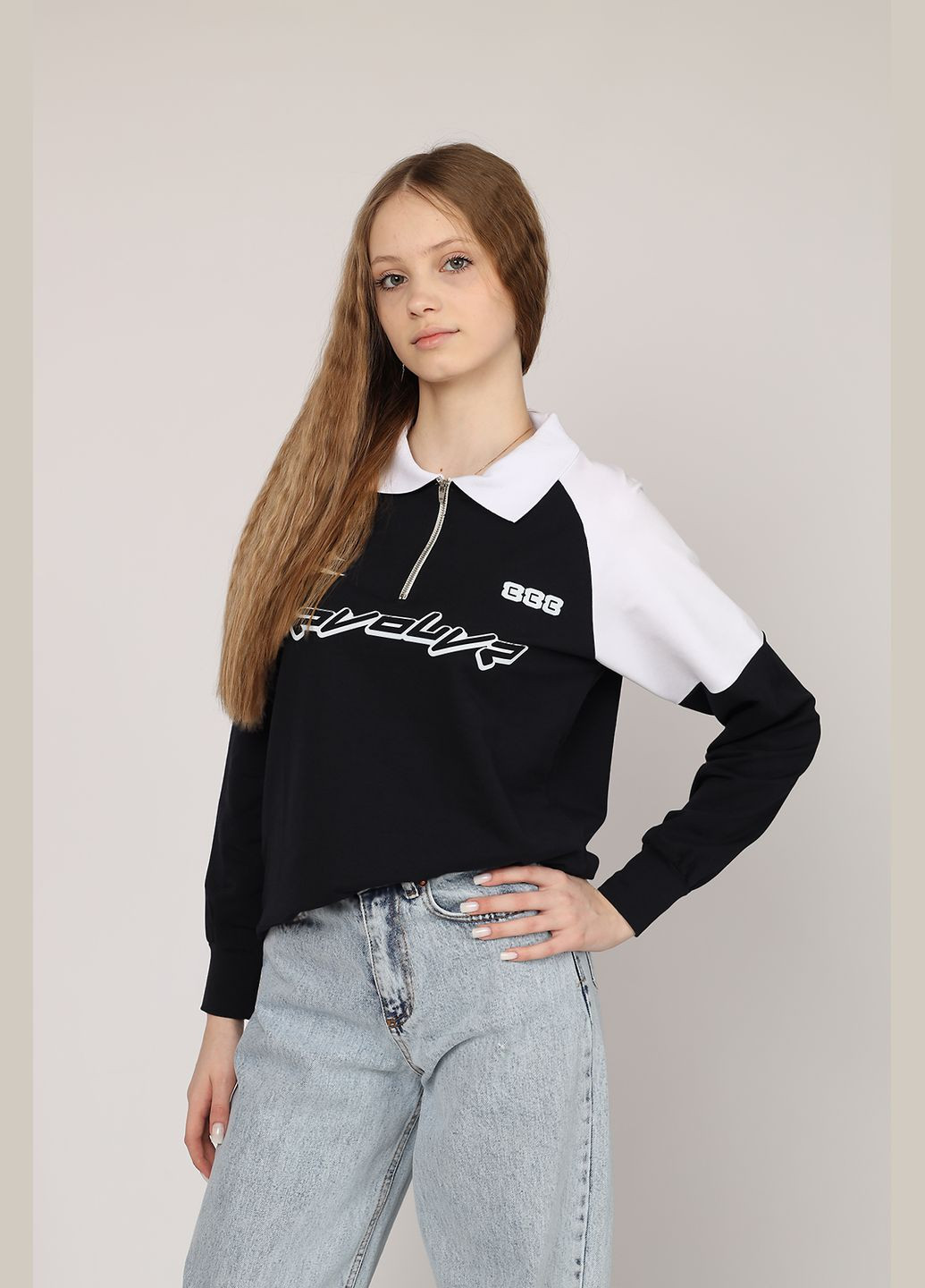 Кофта спортивна жіноча колір синій ЦБ-00272151 Yuki (322966342)