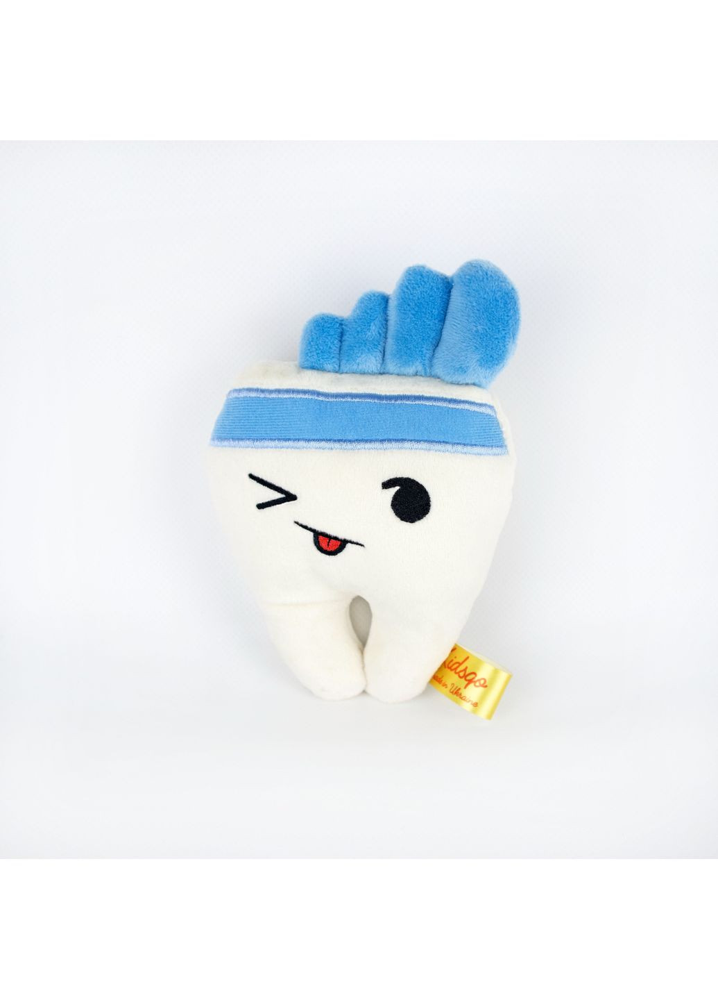 Мягкая игрушка Зубик для мальчика 18 см. плюшевая игрушка для детей от 3 лет подарок зубной феи ProDobro (366030744)