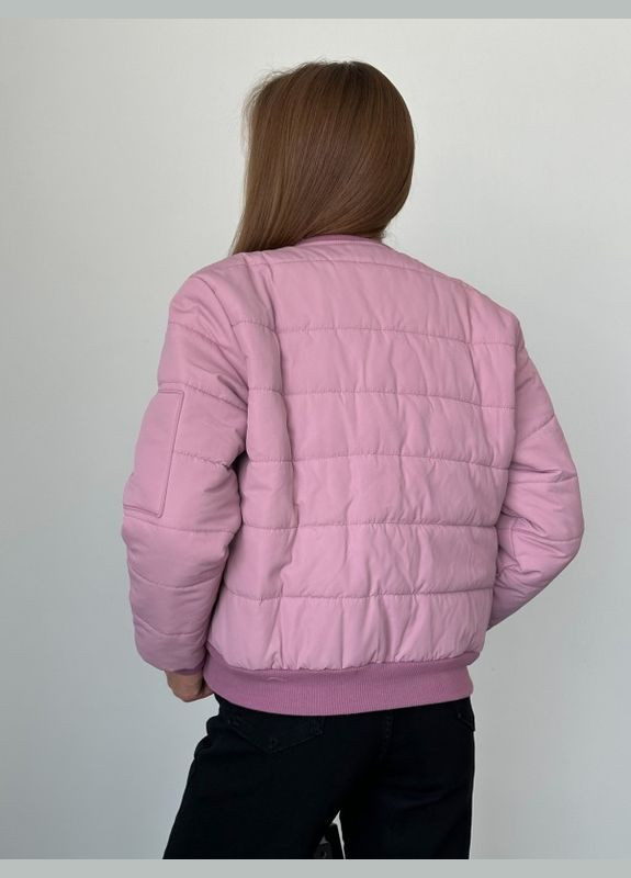 Розовая демисезонная куртки ISSA PLUS SA-482