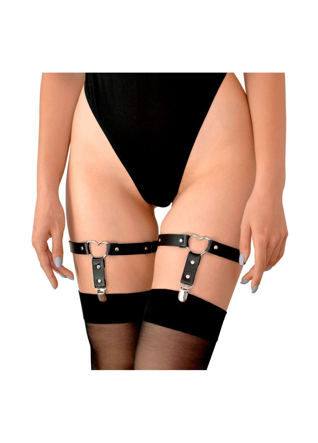 Гартери для панчіх з натуральної шкіри Paula (2 шт.) Art of Sex (297656549)