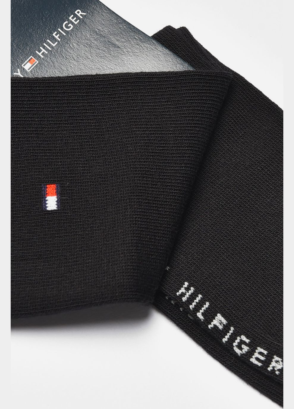 Чёрные носки женские демисезонные черного цвета Let's Shop полоска (333426921)