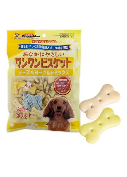 Ласощі для собак Healthy Biscuit Yoghourt 0.2 кг (6941333408047) DoggyMan (279572503)