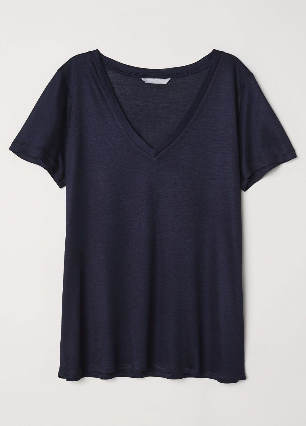 Темно-синя всесезон футболка H&M