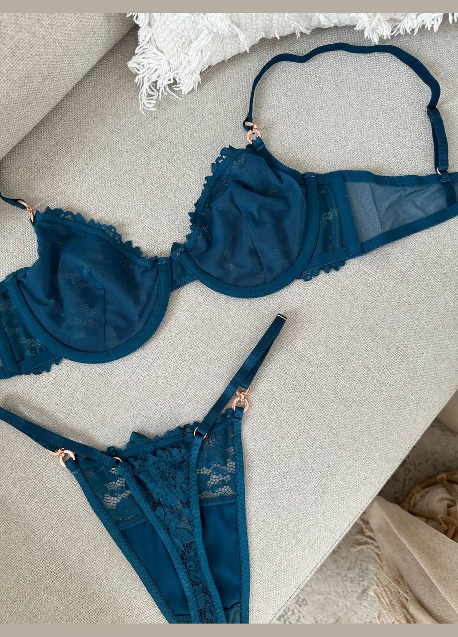 Морской волны комплект нижнего белья Domino