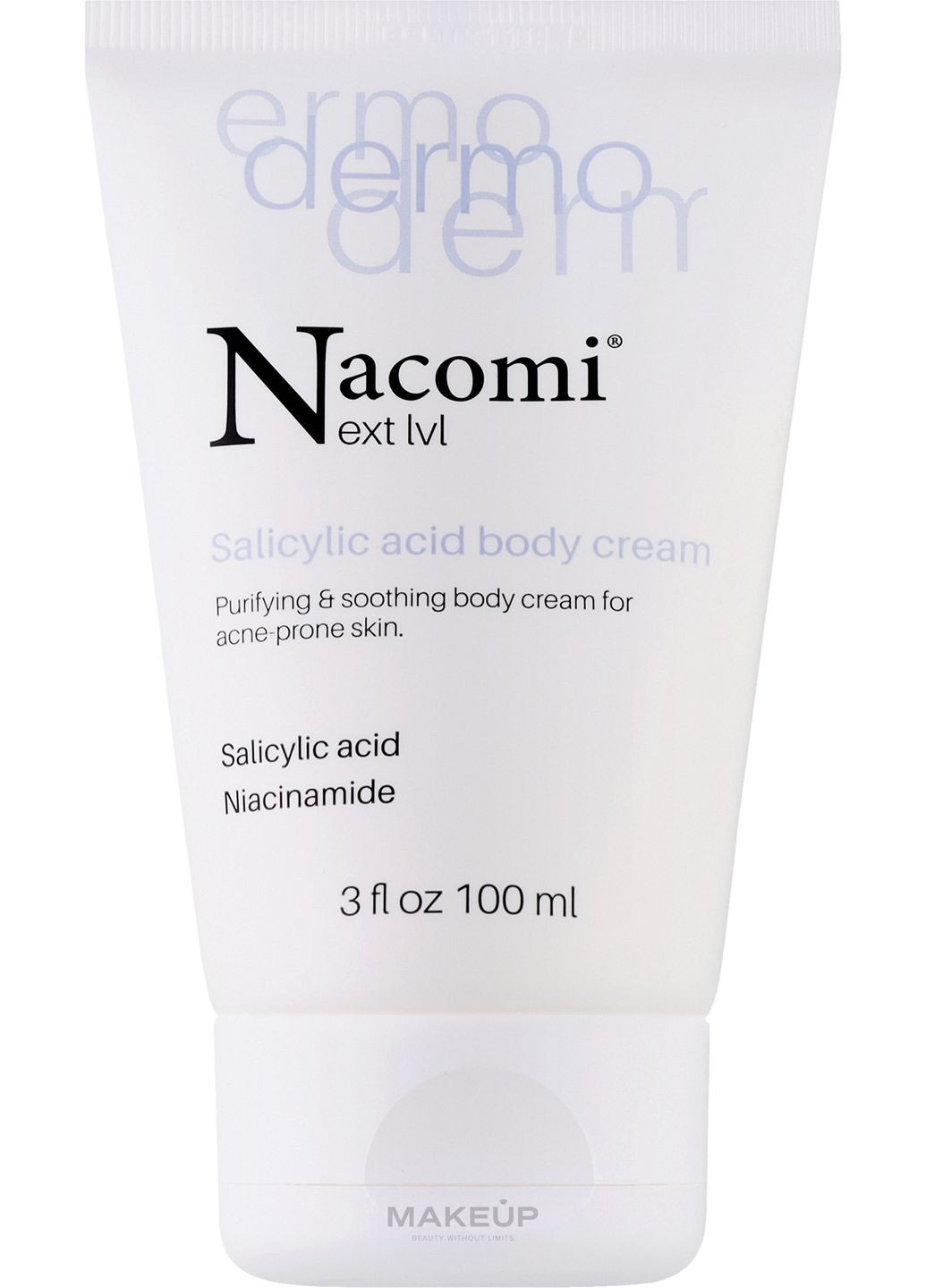 Очищающий и успокаивающий крем для тела с салициловой кислотой (1158236-31158491) Nacomi (368642362)