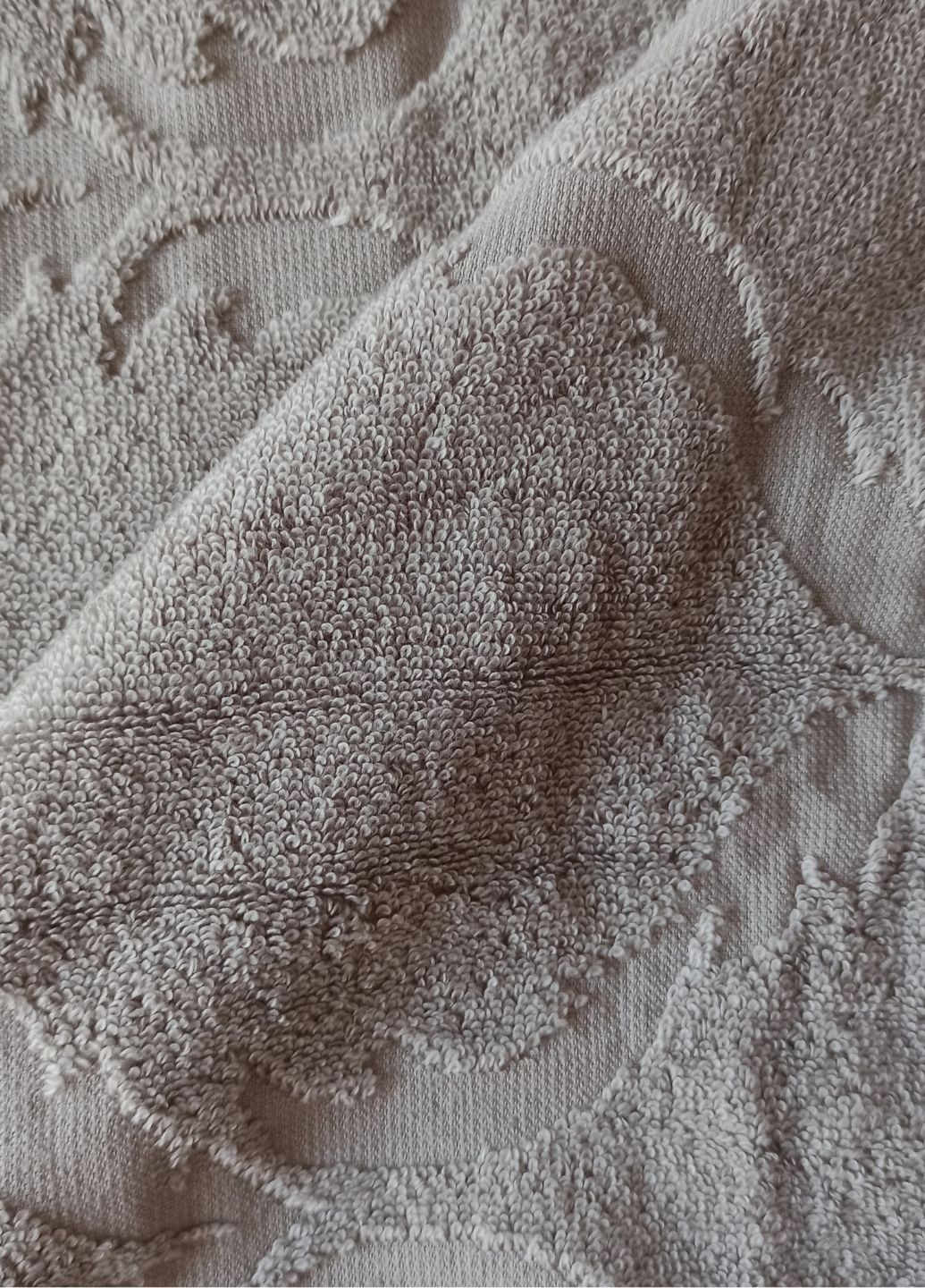 Набор полотенец: банное полотенце 140×70 см + лицевое полотенце 100 x 50 см, хлопок Malloory Home абстрактный светло-серый