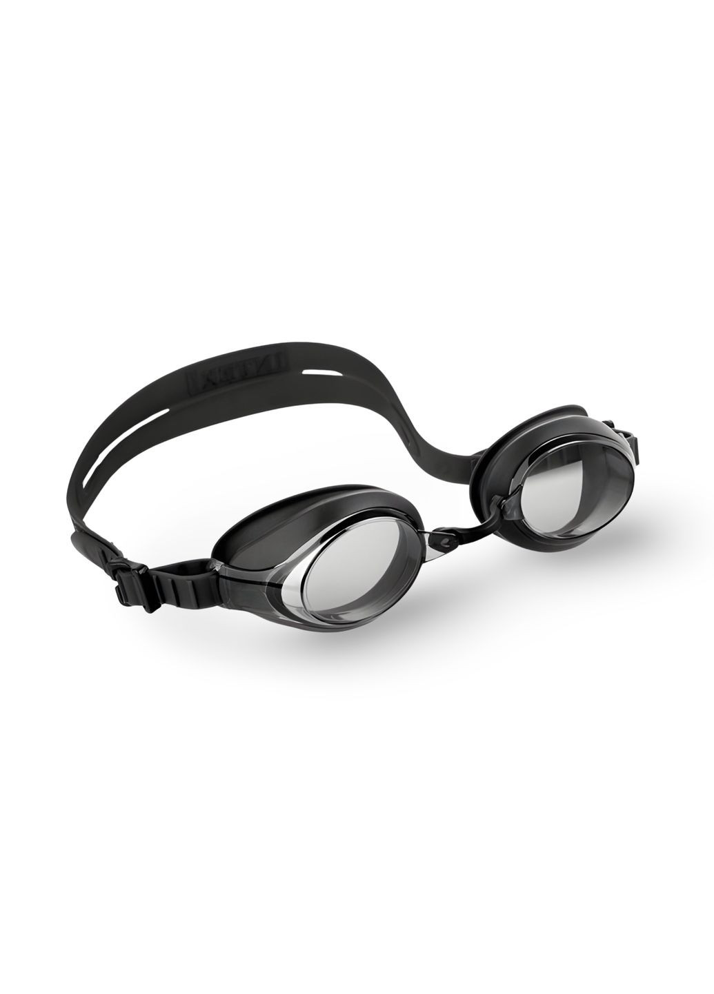 Очки для плавания Черные 55691. От 8 лет Intex (282477227)