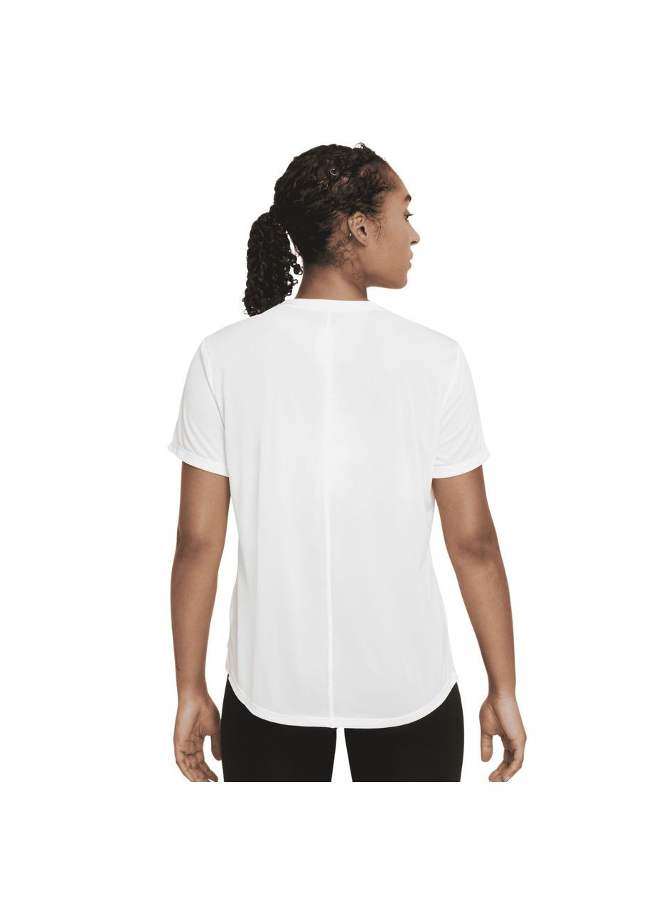 Белая летняя футболка женская women's standard-fit short-sleeve top dd0638-100 Nike