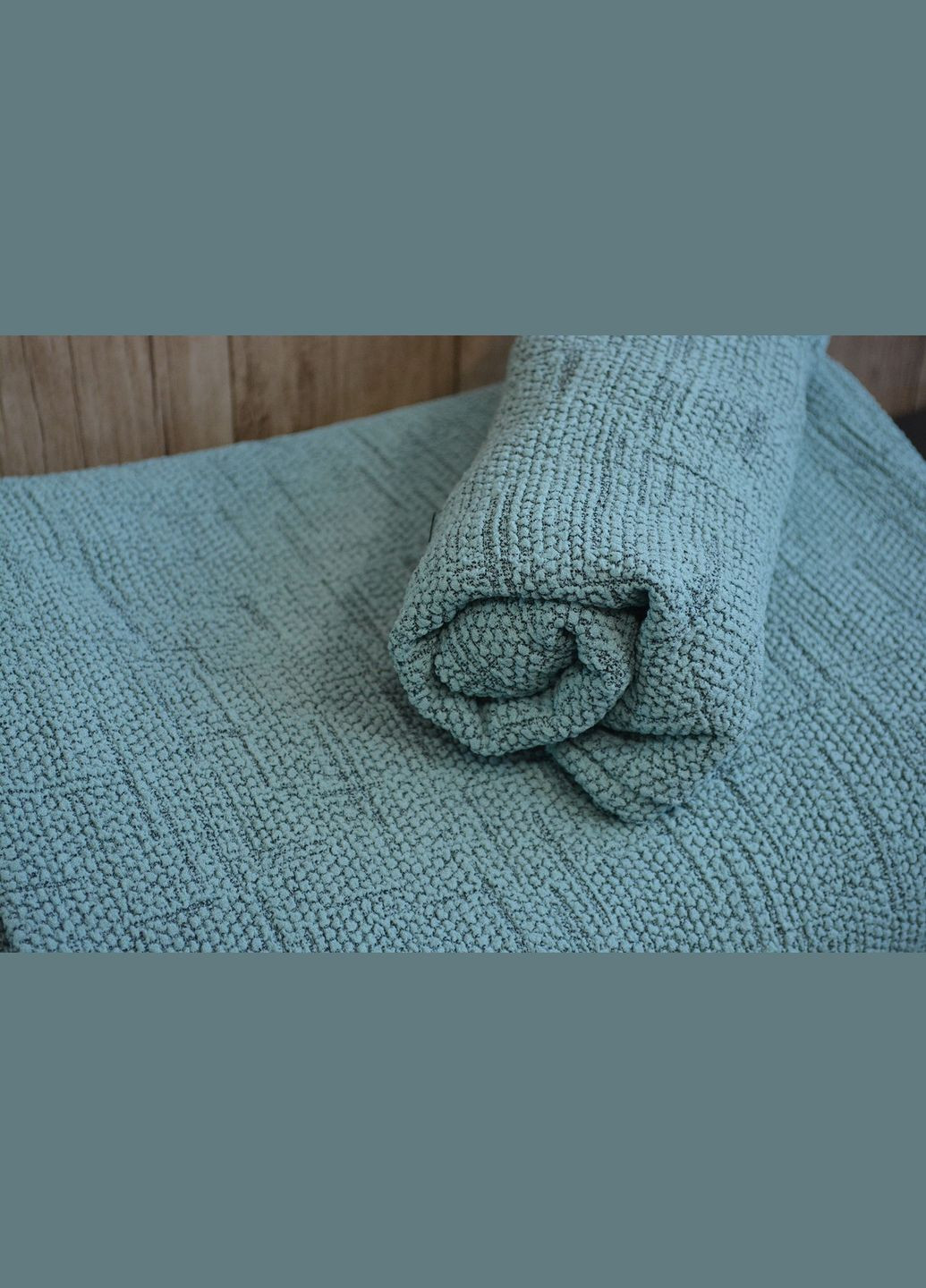 Жакардовий чохолна кутовий диван Kora без спідниці М'ятний Kayra (318382683)