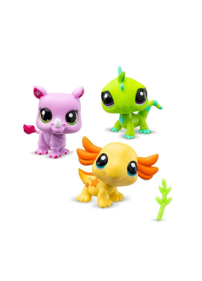 Ігровий набір "Настрій дикої природи" Littlest Pet Shop 00557 аксесуари та 3 фігурки No Brand (330609301)