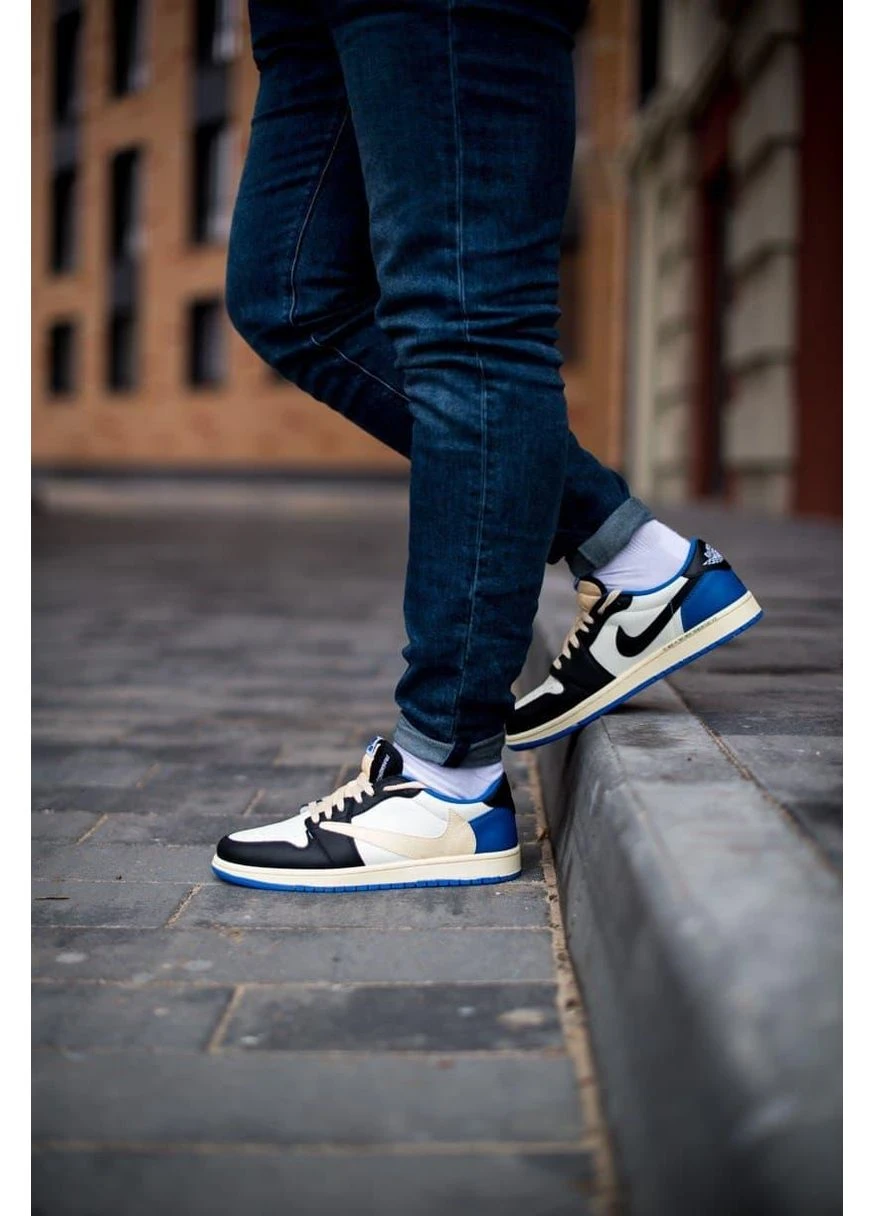 КРОСІВКИ ЖІНОЧІ NIKE AIR JORDAN 1 LOW TRAVIS SCOTT X FRAGMENT НАЙК АІР ДЖОРДАН No Brand комбіновані демісезони (392010782)