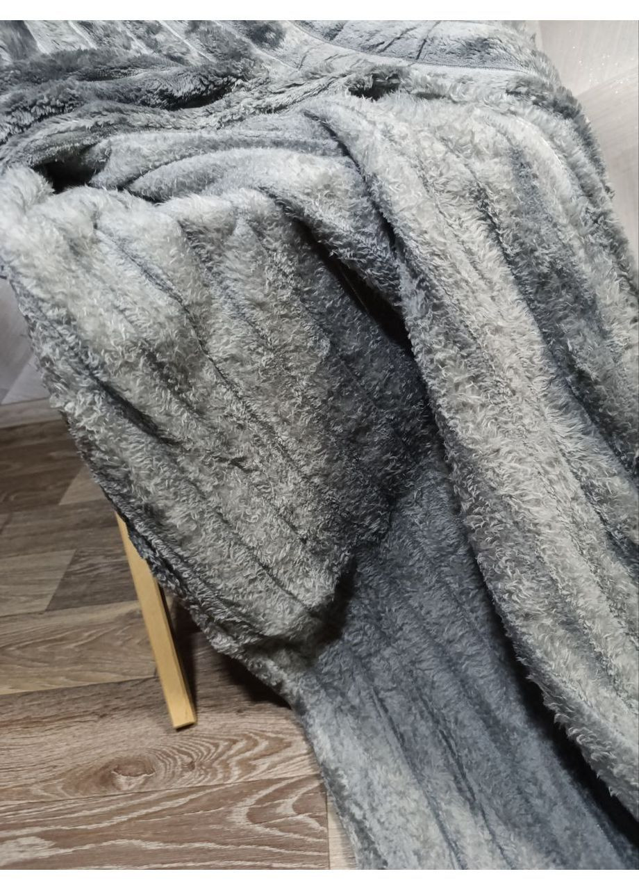 Плед Королівський Шарпей, смужка 4 см, 150*200см, в сумці, ТМ Melloory Home No Brand (365331392)