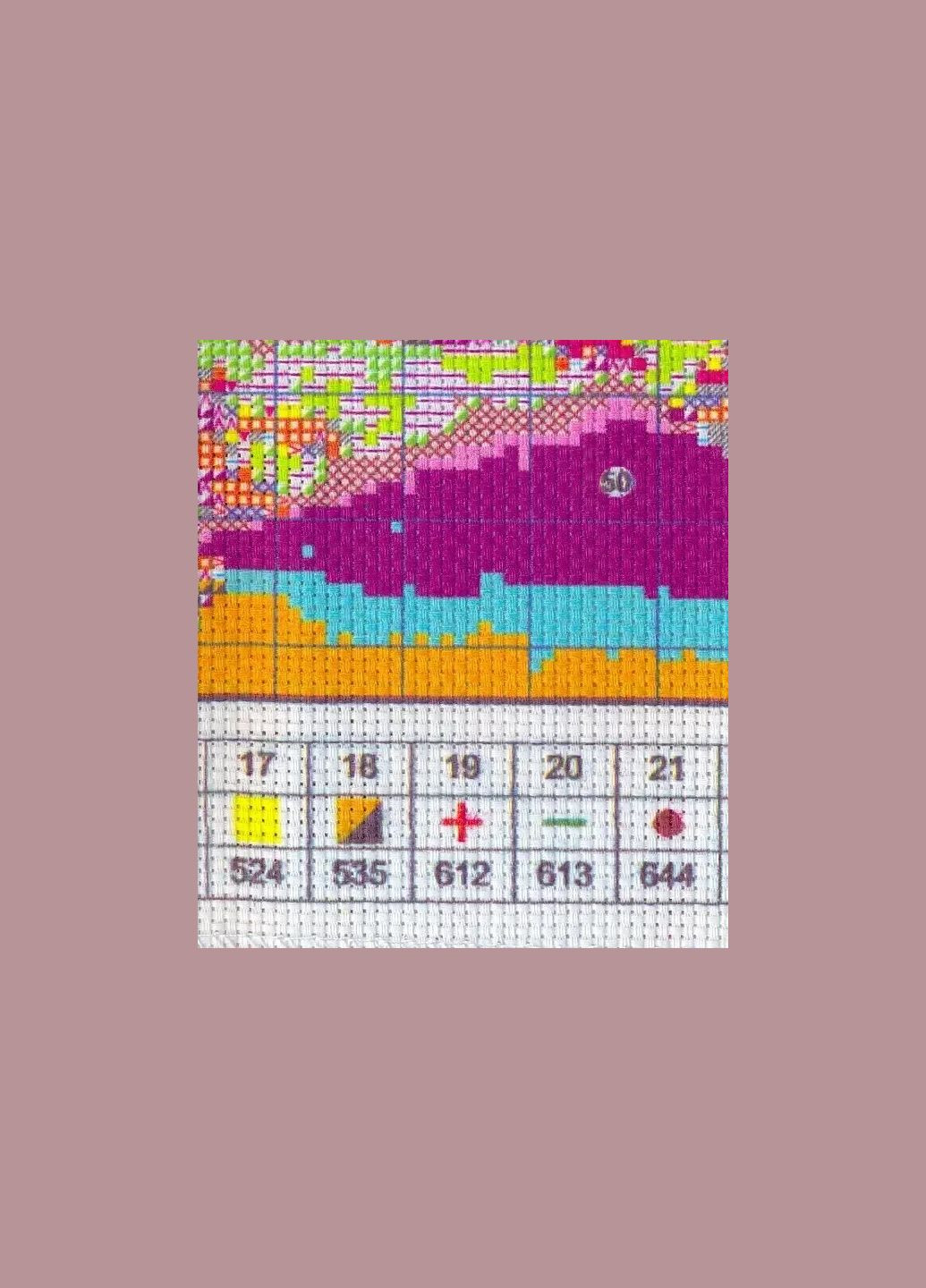 Набор для вышивания по нанесённой на канву схеме "Unicorn garden" . AIDA 14CT printed, 62*61 см Joy Sunday (313613396)