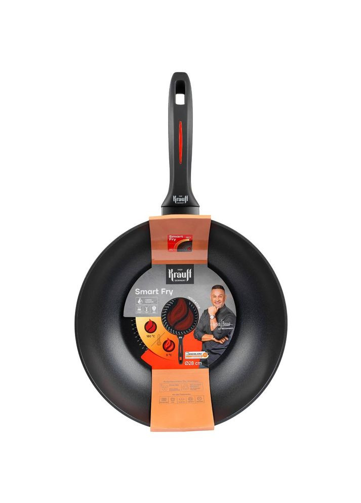 Сковорода Вок Smart Fry 28 см Grey (25-45-182) Krauff (340064543)