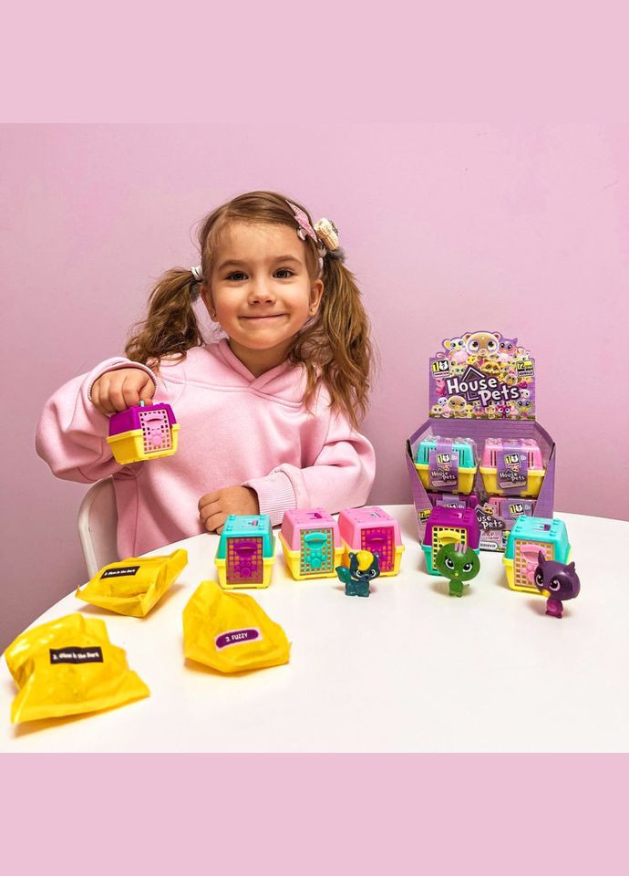 Коллекционная фигурка-сюрприз Мой любимец 1065 года с переноской House Pets (319846530)