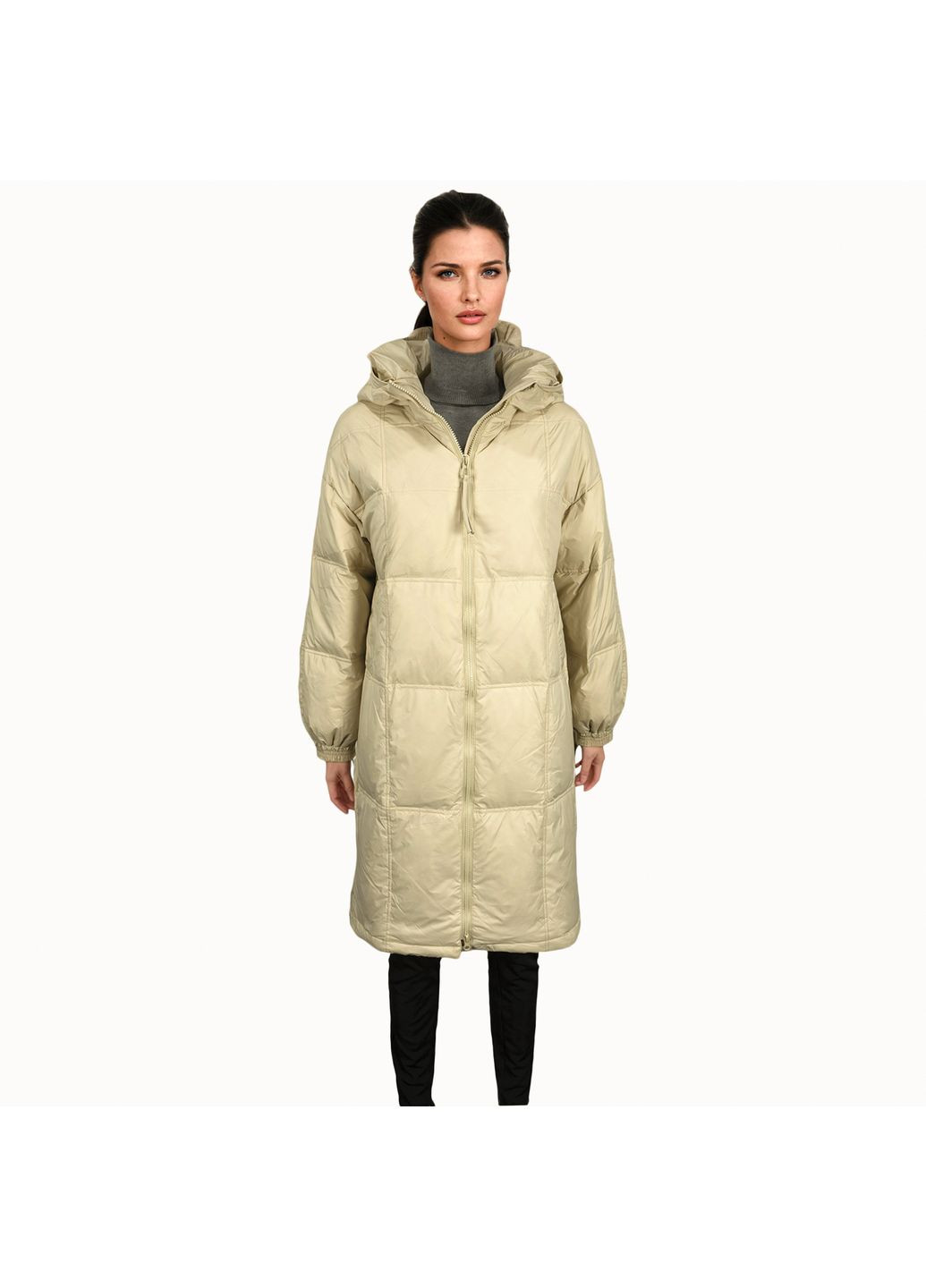 Бежевий демісезонний Пуховик Number Nine