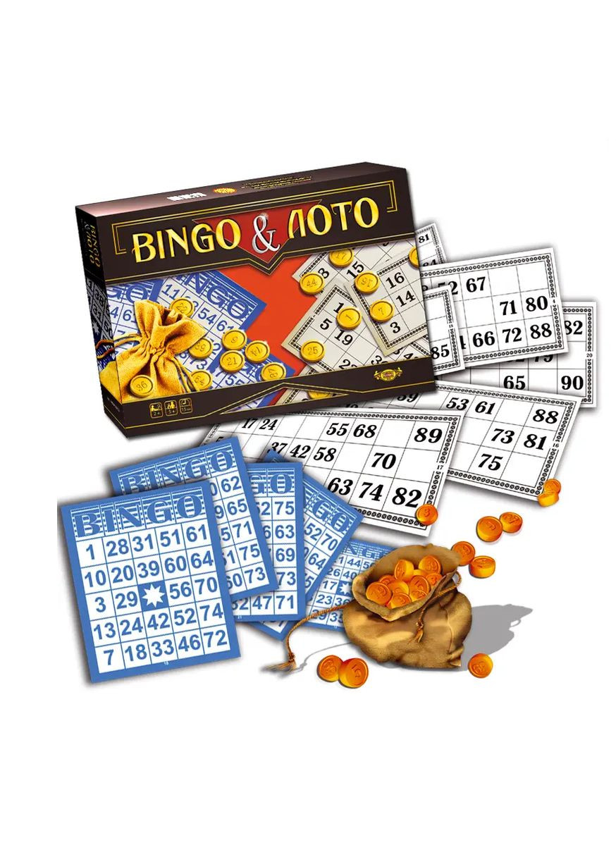 Настольная игра BINGO&ЛОТО. МКЛ1005 ( ) Талант (328944941)